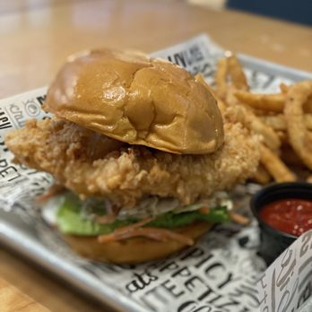 City Kitchen - Fish sandwich from Elevate - New American Near Me - Pittsburgh, Pennsylvania