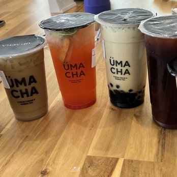 ÜMACHA - Hot coffee, ice coffee, wild and soft fruit tea, hoiji cha milk tea, geisha queen honey tea, ice coffee - Bubble Tea Near Me - Edgewater, New Jersey
