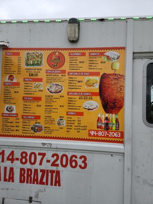 Menu photo 3 Taqueria la Brazita Milwaukee, WI Menu photo 3 Taqueria la Brazita Milwaukee, WI
