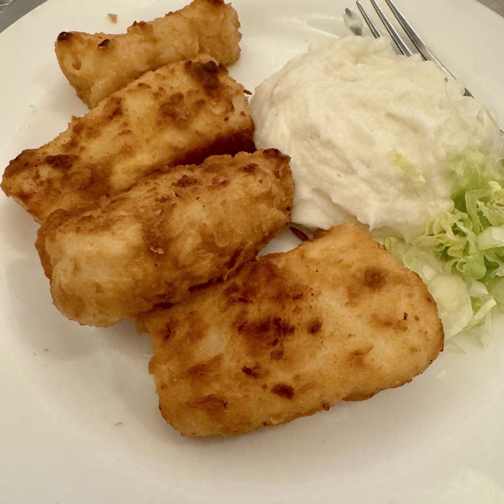 Loukoumi Taverna - Fried cod fish - Greek Near Me - Astoria, New York Loukoumi Taverna - Fried cod fish - Greek Near Me - Astoria, New York