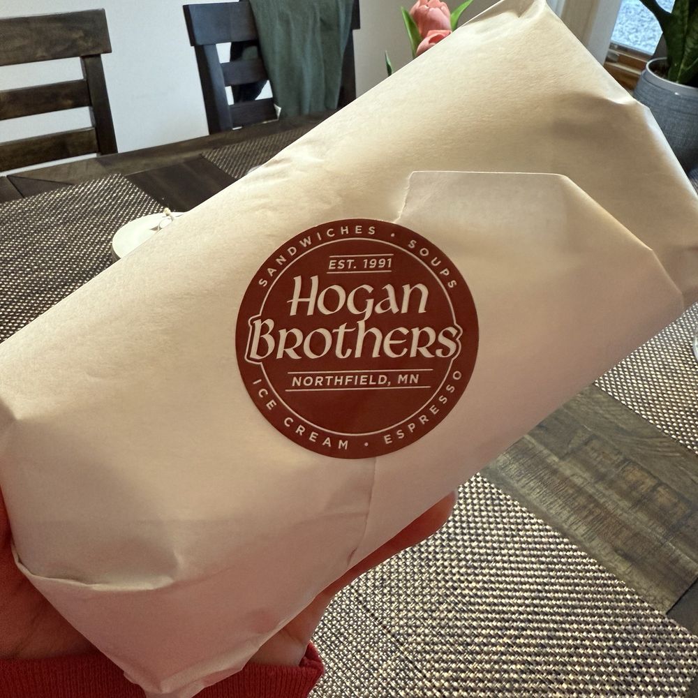 Hogan Brothers - Half of a whole hoagie! Wow, the size for just half is awesome - Coffee & Tea Near Me - Northfield, Minnesota Hogan Brothers - Half of a whole hoagie! Wow, the size for just half is awesome - Coffee & Tea Near Me - Northfield, Minnesota