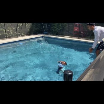 Lil Bit Of Learning - 3 year old passing his survival test in his backfloat  Passed  A+ - Swimming Lessons/Schools Near Me