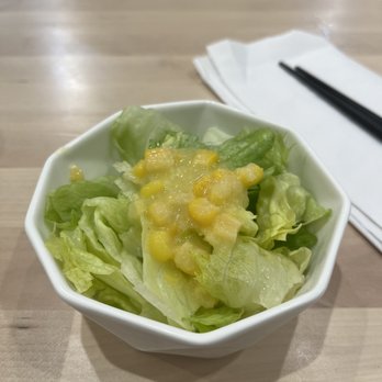 Ari Sushi - Corn salad (dressing was corn based too), I LOVE corn so it was bomb - Sushi Bars Near Me - Dublin, California