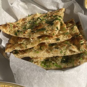India Hut Restaurant - 17. Garlic Naan - Indian Near Me - Indianapolis, Indiana