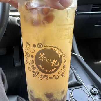 Tea Maru - Mango Green Tea with Boba - Bubble Tea Near Me - San Gabriel, California Tea Maru - Mango Green Tea with Boba - Bubble Tea Near Me - San Gabriel, California