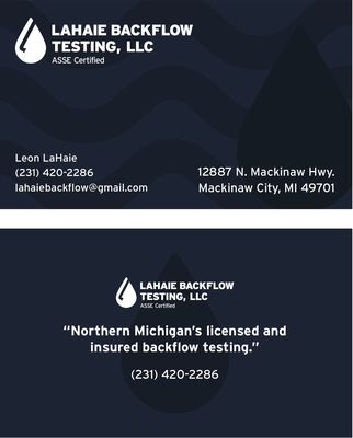 LaHaie Backflow Testing