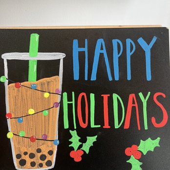Boise Boba - a happy holiday sign - Coffee & Tea Near Me - Eagle, Idaho Boise Boba - a happy holiday sign - Coffee & Tea Near Me - Eagle, Idaho