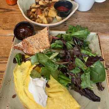 First Watch - Bacado, lemon-dressed organic mixed greens, and seasoned potatoes - Breakfast & Brunch Near Me - Knoxville, Tennessee