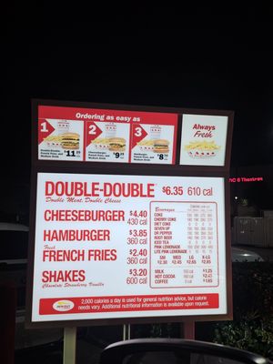 Menu photo 4 In-N-Out Burger Burbank, CA Menu photo 4 In-N-Out Burger Burbank, CA