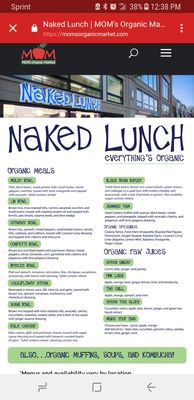 Menu photo 2 Naked Lunch Baltimore, MD Menu photo 2 Naked Lunch Baltimore, MD