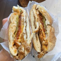 Chicken cutlet sandwich