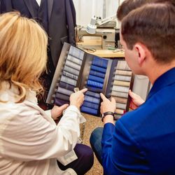Choosing luxury textiles for creating a custom sports jacket