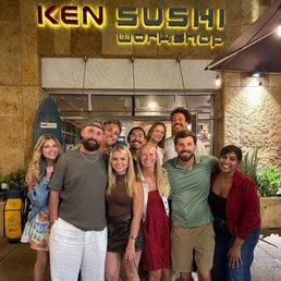 Ken's entrance and photo-op