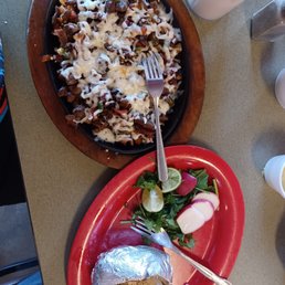 two plates of food on a table two plates of food on a table