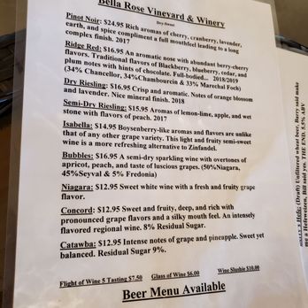 Bella Rose Vineyard & Winery - Wine choices - Wine Tasting Room Near Me - Lewiston, New York Bella Rose Vineyard & Winery - Wine choices - Wine Tasting Room Near Me - Lewiston, New York