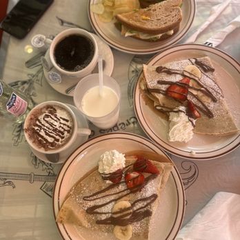 Crepes de Paris - Hot Chocolate Nutella Crepe Grilled Turkey Sandwich - Creperies Near Me - Brea, California Crepes de Paris - Hot Chocolate Nutella Crepe Grilled Turkey Sandwich - Creperies Near Me - Brea, California