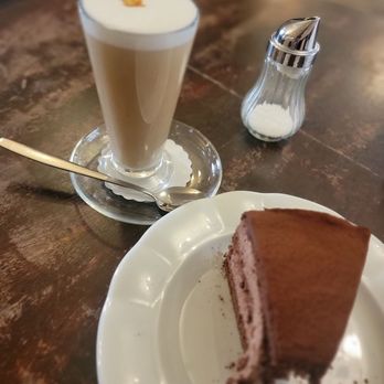 Choco Café - Café Latte and Chocolate Cake were a delicious afternoon treat after a long day exploring the city. - Cafes Near Me - Prague, Puerto Rico