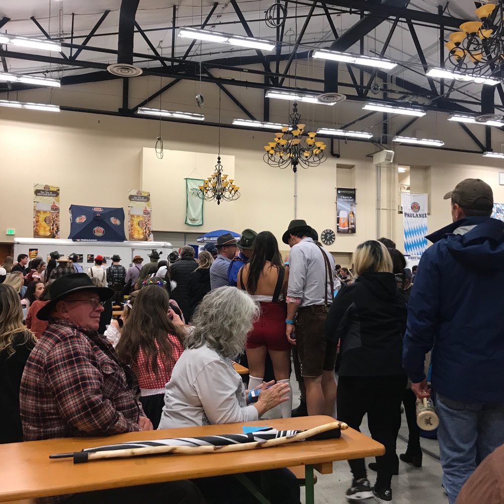 Beer line Saturday night. Beer line Saturday night.
