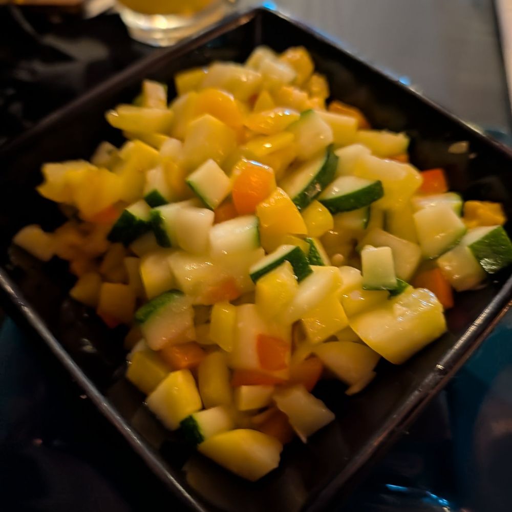 Baxter’s 1892 - my replacement dish, mac n cheese with yellow squash, zucchini and orange bell peppers but charged full price when out of what ordered - Music Venues Near Me - New Bern, North Carolina Baxter’s 1892 - my replacement dish, mac n cheese with yellow squash, zucchini and orange bell peppers but charged full price when out of what ordered - Music Venues Near Me - New Bern, North Carolina