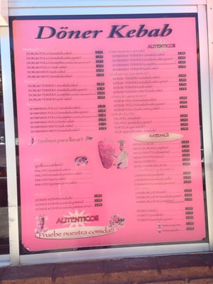 Menu photo 2 Döner Kebab Rota, CA