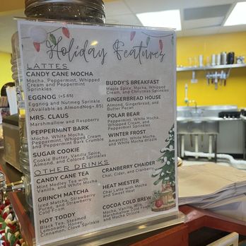 Sweet Tee's Coffee Shop - Holiday menu - Coffee & Tea Near Me - Olathe, Kansas