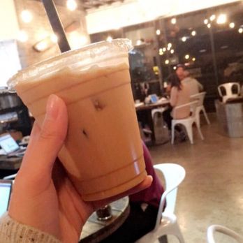 Lift Coffee Roasters - iced vanilla latte ! - Coffee & Tea Near Me - Riverside, California