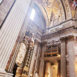 Chiesa di Sant' Ignazio di Loyola - Inside lighting