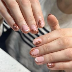 Ascend Nail Lounge - Ginger bread nails!
