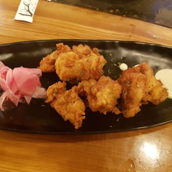 Katsuya - Karage thigh appetizer with wasabi mayo - crispy, juicy and delicious! - Japanese Near Me - Toronto, Ontario Katsuya - Karage thigh appetizer with wasabi mayo - crispy, juicy and delicious! - Japanese Near Me - Toronto, Ontario