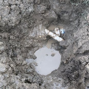 New Age Plumbing and Rooter - Broken main line pipe before repair. - Plumbing Near Me New Age Plumbing and Rooter - Broken main line pipe before repair. - Plumbing Near Me