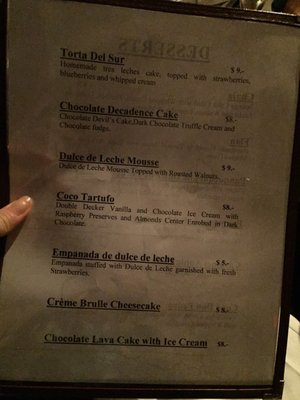 Menu photo 8 Sur Argentinian Steakhouse Huntington, NY