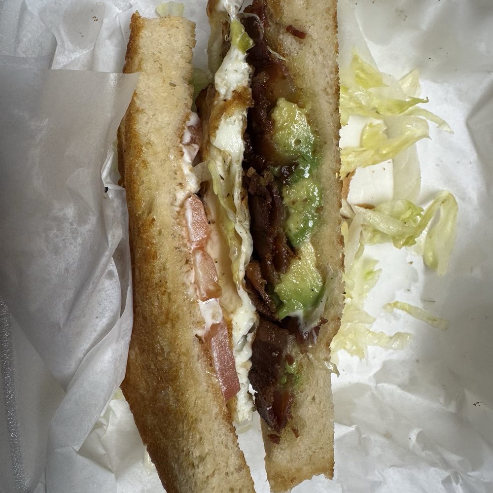 Fancy blt with an egg. Fancy blt with an egg.