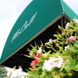 McCall Golf & Country Club - Our front awning which is always seasonally decorated.