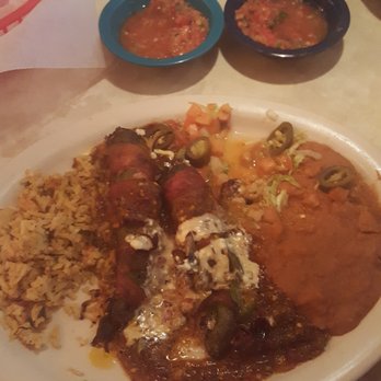 Chuy's - Friday Special: Bacon Wrapped Hatch Green Chiles stuffed with Al Pastor and Cheese - Tex-Mex Near Me - Austin, Texas Chuy's - Friday Special: Bacon Wrapped Hatch Green Chiles stuffed with Al Pastor and Cheese - Tex-Mex Near Me - Austin, Texas