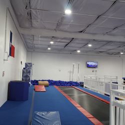 AA Gymnastics & Dance Training Center - Upstairs tumble trak