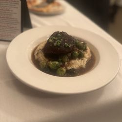 Rucci’s Italian Kitchen & Grille - Short rib and creamy risotto with Brussel sprouts