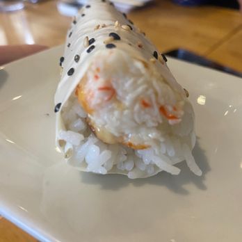 Sushi Katsu-ya - Blue Crab Hand Roll. - Japanese Near Me - Nothridge, California Sushi Katsu-ya - Blue Crab Hand Roll. - Japanese Near Me - Nothridge, California