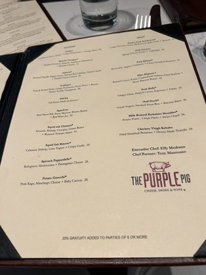 Menu photo 2 The Purple Pig Chicago, IL Menu photo 2 The Purple Pig Chicago, IL