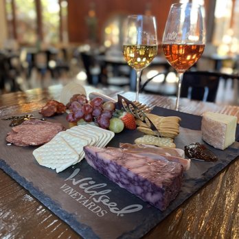 Wildseed Farms - Wine and charcuterie board. - Nurseries & Gardening Near Me - Fredericksburg, Texas