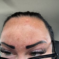 Athena Beauty Bar - After and in so much pain. My eyebrows were bleeding the next day
