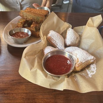 The Wild Chive - Zucchini and beignets - Vegan Near Me - Long Beach, California