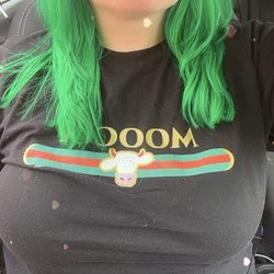 Hair after it was "fixed" by manager