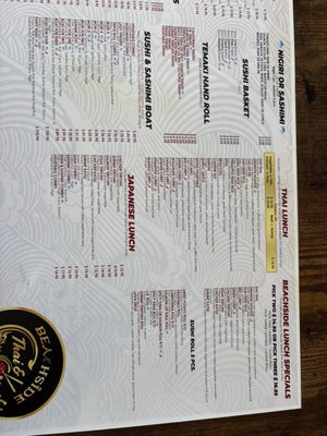 Menu photo 1 Beachside Thai & Sushi Restaurant Deerfield Beach, FL Menu photo 1 Beachside Thai & Sushi Restaurant Deerfield Beach, FL