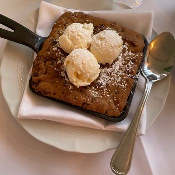 The Park Steakhouse - Cookie Skillet with vanilla ice cream - Steakhouses Near Me - Park Ridge, New Jersey The Park Steakhouse - Cookie Skillet with vanilla ice cream - Steakhouses Near Me - Park Ridge, New Jersey