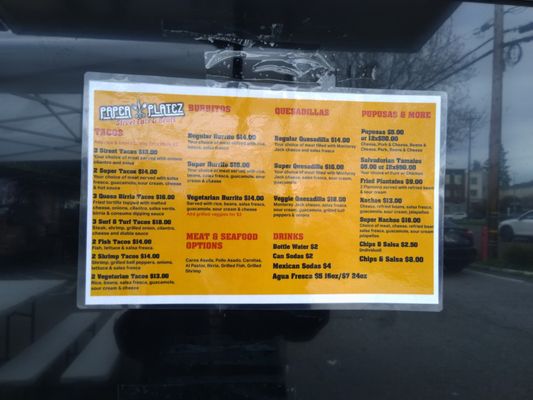 Menu photo 1 Paper Platez Mountain View, CA