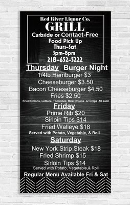 Menu photo 2 Red River Liquor Akeley, MN