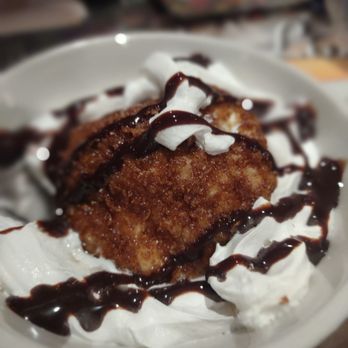 Loma Linda Restaurant - Fried ice cream with chocolate.  My favorite! - Mexican Near Me - Swanton, Ohio