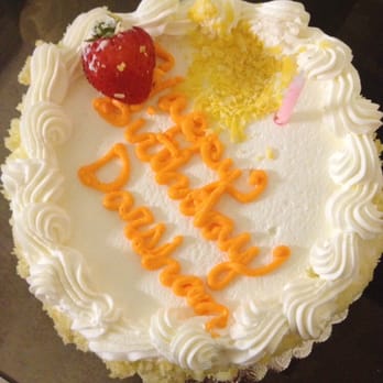 Amia Bakery - Mango something eggless cake. - Bakeries Near Me - Newark, California