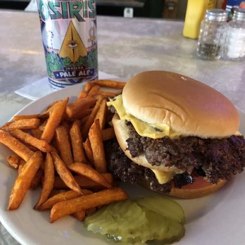 Workingman's Friend - Giant Double Cheeseburger, Sweet Potato Fries & a Sun King Osiris Indiana Pale Ale. - Bars Near Me - Indianapolis, Indiana Workingman's Friend - Giant Double Cheeseburger, Sweet Potato Fries & a Sun King Osiris Indiana Pale Ale. - Bars Near Me - Indianapolis, Indiana