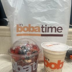 It's Boba Time - Selma - Açaí bowl and horchata smoothie